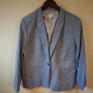 J. Crew Heather Gray Blazer Size 18